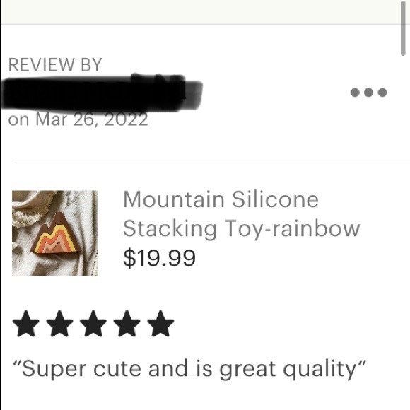 HP-Silicone Mountain Stacker Developmental Toy - Picture 7 of 7